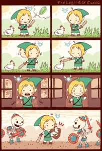 Legend of Zelda Chicken Usage